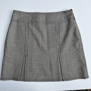 Philippe Adec Houndstooth Mini Skirt Size 6